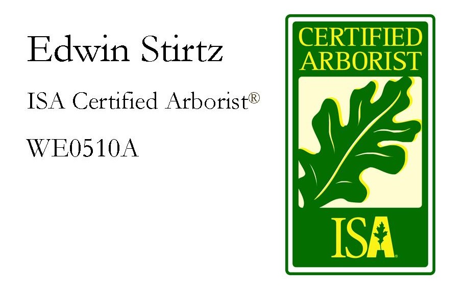 Certified Arborist Sacramento CA Edwin Stirtz